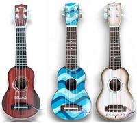 Beginner Ukulele Guitar with 4 Strings Soprano Musical Instrument for Children Aged 3+ Easy to Play, Fun and Lightweight Assorted one