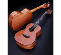 Beginner Ukulele Mahogany Heart Rounded All-veneer Professional Performance Ukulele(26 inch)