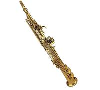 Beginner Use Brass Body Gold Lacquer Straight High-pitched Saxophone With Case And Accessories Saxophone for Student