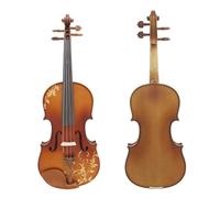 Beginner Violin 4/4 Carved Violin Solid Wood Adult Beginner Practice Musical Instruments(Type 2)