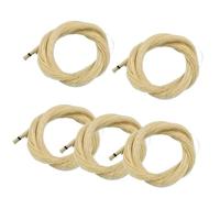 Beginner Violin Accessories 1hank 7g Violin Bow Horsetail White Black Brown Natural(Type4)