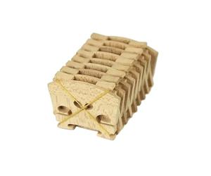 Beginner Violin Accessories 4/4 Violin Bridges 20 Pcs Most Solid Flame Maple Wood Dried In The Open Air Parts Accessories