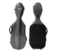 Beginner Violin Accessories 4/4 Violin Carbon Fiber Coded Lock Hard Case With Spectrum Bag Hard Shell Storage Backpack(Type8)