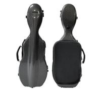 Beginner Violin Accessories 4/4 Violin Carbon Fiber Coded Lock Hard Case With Spectrum Bag Hard Shell Storage Backpack Durable(Type6)