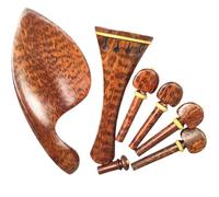 Beginner Violin Accessories Professional Wood Violin Parts Pegs Chin Rest Tailpiece Endpin,Advanced Violin Accessories Fittings
