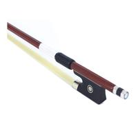 beginner violin bow 4/4-1/8 Violin Bow Brazilwood Silver Wire Octagonal Bow Ebony Bow Frog Suitable For Violin Beginners And Learners(3/4)