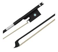 Beginner Violin Bows 3/4 size fiber violin bow Carbon colorful horsetail(White)