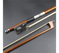 Beginner Violin Bows Brazilian red and green sandalwood violin bow bow rod red sandalwood small violin bow(Silver green sandalwood)
