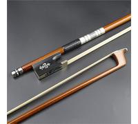 Beginner Violin Bows Brazilian Red Green Sandalwood Professional Performance Violin Bow Bow(Red sandalwood silver)