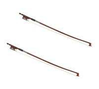 Beginner Violin Bows Violin Bow 2 Pack Student Instrument Replacement White Horsetail Wood