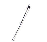 Beginner Violin Bows Violin bow bow rod performance-grade horsetail carbon fiber bow hair accessories Viola bow(4/4 white silk)