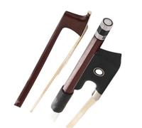 Beginner Violin Bows Violin bow Brazilian red sandalwood bow violin bow rod horsetail hair for beginners to practice(3/4)