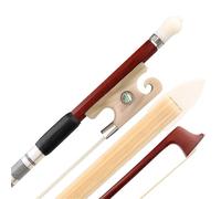 Beginner Violin Bows Violin Bow Sandalwood Rosewood Carbon Fiber Natural Horsetail Musical Instrument Accessories Violin Bow Horsetail Octagonal Violin Bow(White ox horn)