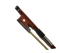Beginner Violin Bows Violin Bow Size 1/8 1/4 1/2 3/4 4/4 Non-deformed Brazilian Red Sandalwood Horsehair Accessories 1pcs(Dark Khaki)