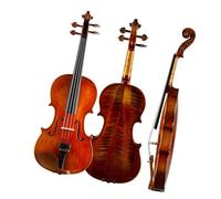 Beginner Violin Classic Glossy For Basic Learning Solid Spruce Maple(Size:3/4)
