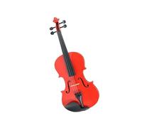 Beginner Violin Full Size Plywood Red Violin Basswood Press Board For Beginners And Adults(3/4)
