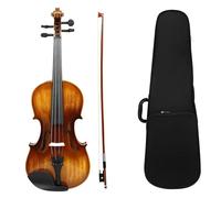 Beginner Violin Glossy Plywood Violin Solid Wood Adult Beginner 4/4(2)