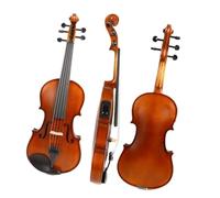 Beginner Violin Handmade Electric Violin 5 Strings 4/4 Maple Spruce Beautiful Sound