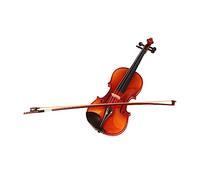 Beginner Violin Set Handcrafted Violin, Violin Set Violin,Violin Set Retro Violin Kit Tiger Pattern Spruce Panel Violin with High Gloss Finish for Students Adult