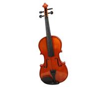 Beginner Violin Violin All Solid Wood Ebony Configuration 3/4 String Instrument(1/2)