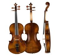 Beginner Violin Violin Suitable For Beginners Vintage/glossy 1/8 Size With Optional Case(Vintage)