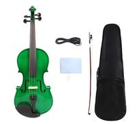 Beginner Violins Green Four String Electric Violin Made Of Solid Wood With A Beautiful Tone