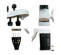 Beginner Violins Hand Played Black And Blue Red Electric Violin Electro Acoustic Instrument(2)