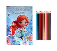 Beginner Watercolor Kit for 12 Colors Water Color Books Easy Nature Scenes Paint Set,Coloring Book,Creative Art Gift(Light Blue,1)