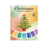 Beginner Watercolor Watercolor Kit for Adults 12 Colors Water Color Books Easy Nature Scenes Paint Set Watercolors Coloring Pages for Creative Art Gift(E,1)