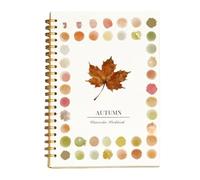 Beginner Watercolor Workbook, Watercolour Paint Workbooks Set with Paint Brush for Adults Teens, Easy Nature Scenes Watercolor Paint Set, Art Crafts Painting Supplies, Beginner Friendly Painting Kit