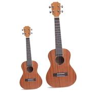 Beginner's 21-Inch Sapele Wood Titanium String Ukulele Guitar(21 inch)