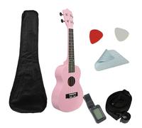 Beginner's 23-inch Ukulele Four-string Hawaiian Guitar With Accessories(Color:Pink)