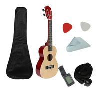 Beginner's 23-inch Ukulele Four-string Hawaiian Guitar With Accessories(Primary colors)