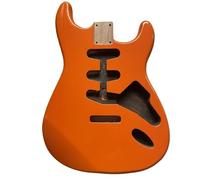 Beginners Adults ST Electric Guitar Body Replacement Parts DIY Accessories(Orange)