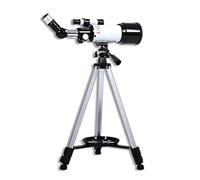 Beginners' Astronomical Reflector for Kids Adult, 70mmSky Space Monocular with Adjustable Tripod Finder 2 Eyepieces Home Decor,White