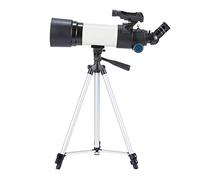 Beginners Astronomical Telescope, 80mm Children's Catadioptric Telescope KidsMonocular Portable ng Scope White Refractor
