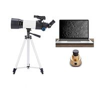 Beginners Astronomical Telescope, 80mm Children's Catadioptric Telescope KidsMonocular Portable ng Scope White Refractor