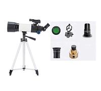 Beginners Astronomical Telescope, 80mm Children's Catadioptric Telescope KidsMonocular Portable ng Scope White Refractor