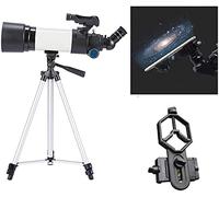 Beginners Astronomical Telescope, 80mm Children's Catadioptric Telescope Monocular Portable Spotting Scope White Refractor,D
