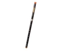 Beginners Bamboo Flute Beginners Can Play The Horizontal Two-section Black Flute A Zero-based Entry-level National Musical Instrument(E Key)