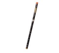 Beginners Bamboo Flute Beginners Can Play The Horizontal Two-section Black Flute A Zero-based Entry-level National Musical Instrument(D Key)