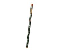 Beginners Bamboo Flute Beginners Playing Horizontal Two-section Green Flute Zero-based National Musical Instrument(D Key)