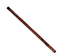 Beginners Bamboo Flute Bitter Flute Red Line Red Paint Beginner Flute Instrument Bangdi(G Key)