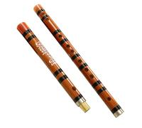 Beginners Bamboo Flute Bitter Two-section Transverse Flute Beginner Professional Entry Flute National Wind Instrument(F Key)
