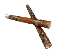 Beginners Bamboo Flute Double -connected White Copper Second Section Of Copper Red Bone Flute Junior First Learning Flute(C Key)