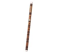 Beginners Bamboo Flute Double-section Flute Horizontal Blowing Ancient Style Flute Performance Type National Musical Instrument(F Key)