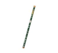 Beginners Bamboo Flute Flute Beginners Play Two-section White Copper Transverse Flute National Wind Instrument(Green,D Key)