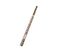 Beginners Bamboo Flute Horizontal Flute Two-section Bitter Flute Flute Beginner National Musical Instrument(E Key)