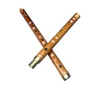 Beginners Bamboo Flute Single Brass Red Horn White Line Bitter Flute Beginner Flute Beginner Flute(C Key)