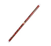 Beginners Bamboo Flute Single-insert Copper Two-section Bitter Flute National Wind Instrument(D Key)